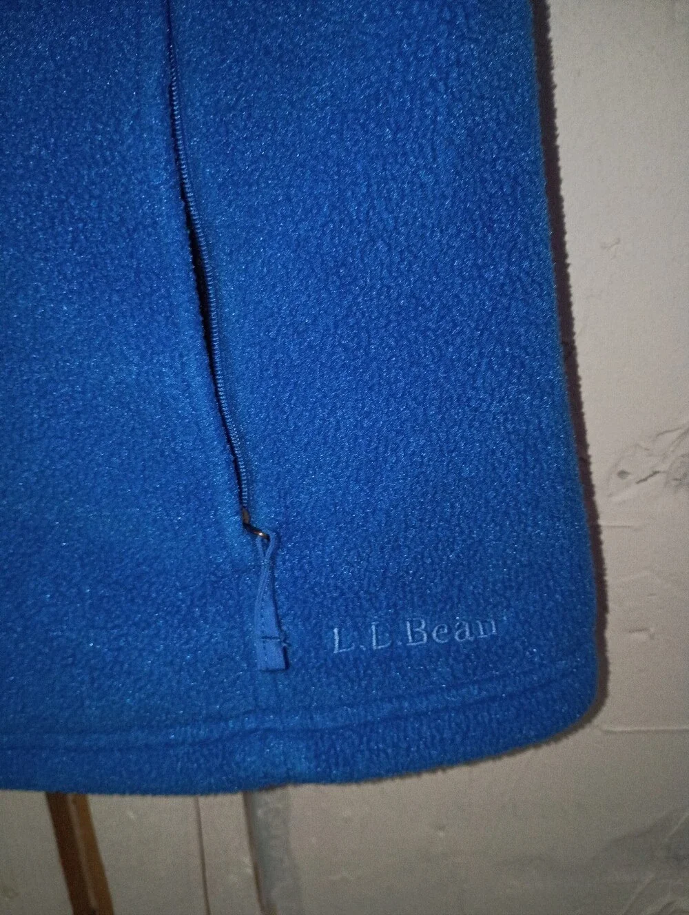 Vintage L.L. Bean Full-Zip Fleece Vest Royal Blue Size Blue Size Small Regular